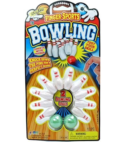 Amazon.com: JA-RU Mini Bowling Set (2 Pack) Mini Bowling