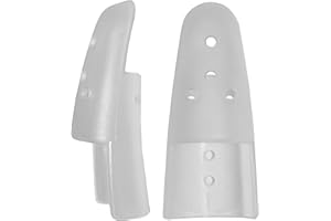 Rehabilitation Advantage Stax Finger Splints, Variety Pack of 8 Sizes (1 Each) Non-Adjustable Lightweight Plastic Finger Splints for Distal IP Joint Protection | Smooth, Durable, Comfortable Support