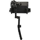 YakAttack CellBlok with Switchblade Transducer Arm Combo | Color Options | Track-Mounted Battery Box | Fish Finder Power &amp; Transducer Deployment | Compact Kayak Electronics Rigging