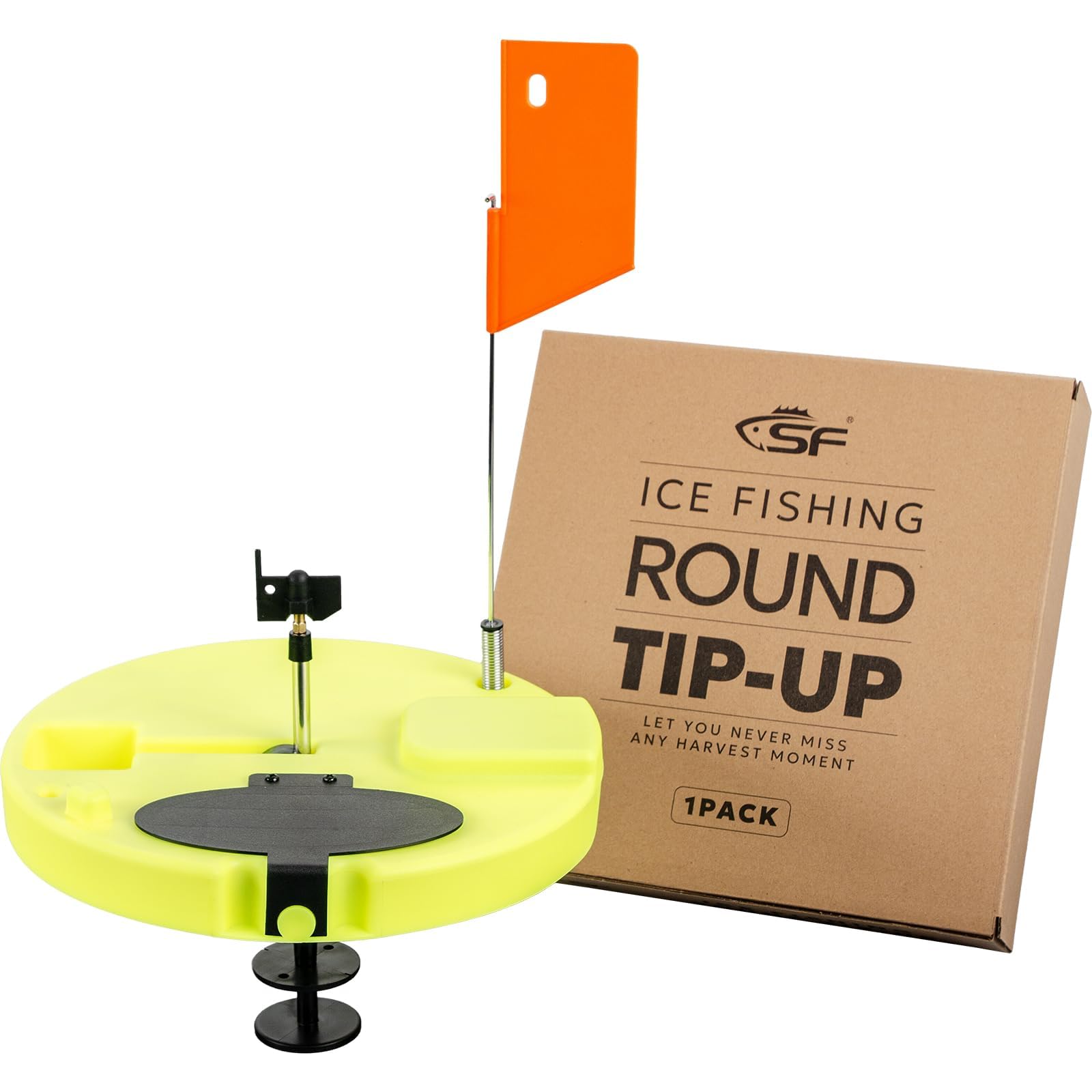 Photo 1 of SF Insulated Thermal Tip Ups with Fishing Line Spool, Orange Pole Flags and Builtin Storage Compartment