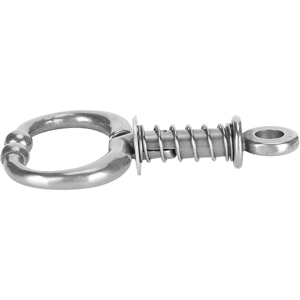 Produktbild von Edelstahl Bull Nasenring – Mit Federschenkelzange, 7–7,7 Cm Innendurchmesser, Für Rinder & Landwirtschaft