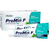 Pac-Dent ProMin F Tooth Desensitizing Paste with 0.20% Sodium Fluoride &amp; CPIC Technology - Reduces Sensitivity via Remineralization &amp; Dentinal Tubule Occlusion, 25g Tube, 2 Tubes/Box