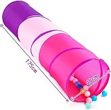 SENODEER Kids Play Tunnel Tent 6 ft Pop Up Crawl Toy Indoor Outdoor view 8