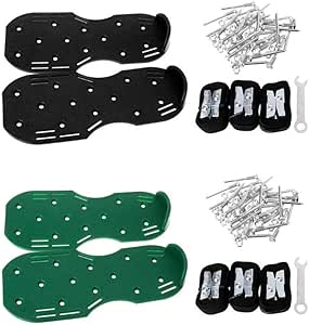 ddmlj Un Par De Zapatos De Aireador De Césped Sandalias Espigas De