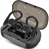 HolyHigh Sports Wireless Earbuds Bluetooth 5.0 IPX7 Waterproof Sweatproof in Ear Mini Stereo Sound Wireless Earphones Headphones with Charging Case Micro for Running Sport Gym for iOS Android