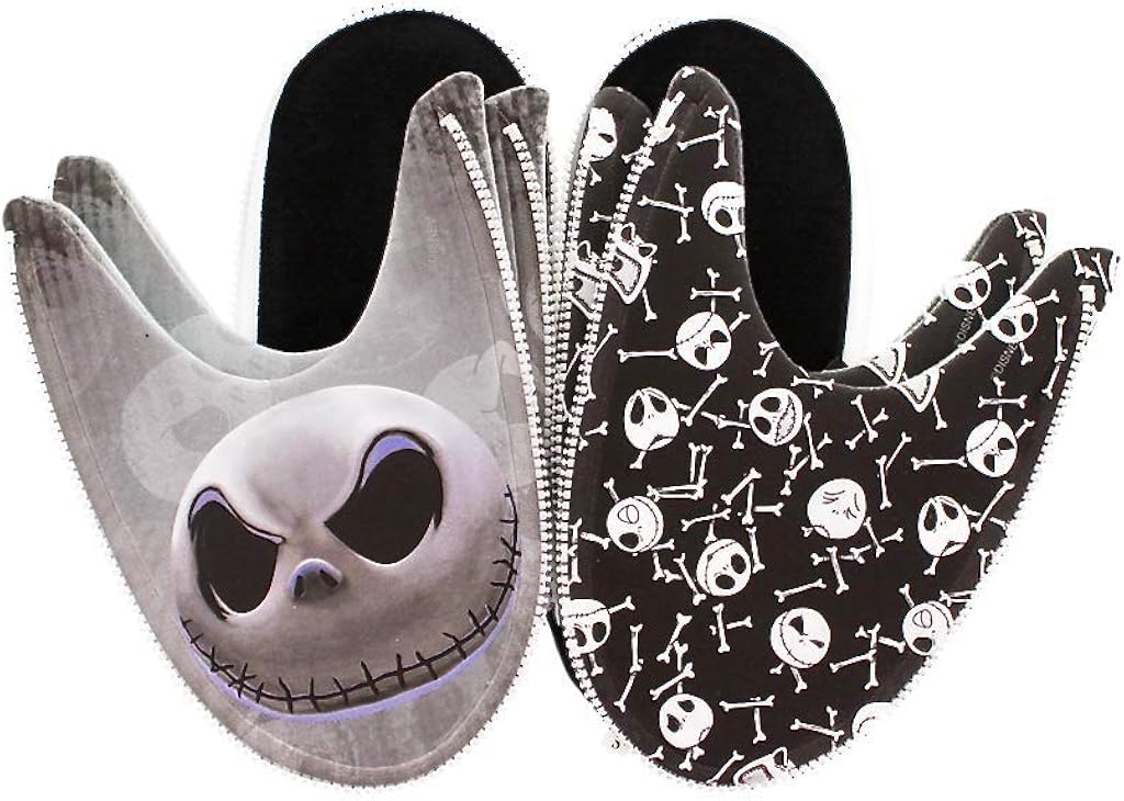 Disney's Jack Skellington Officially Licensed Interchangeable Mix-N-Match Zlipperz for Men, Women and Kids