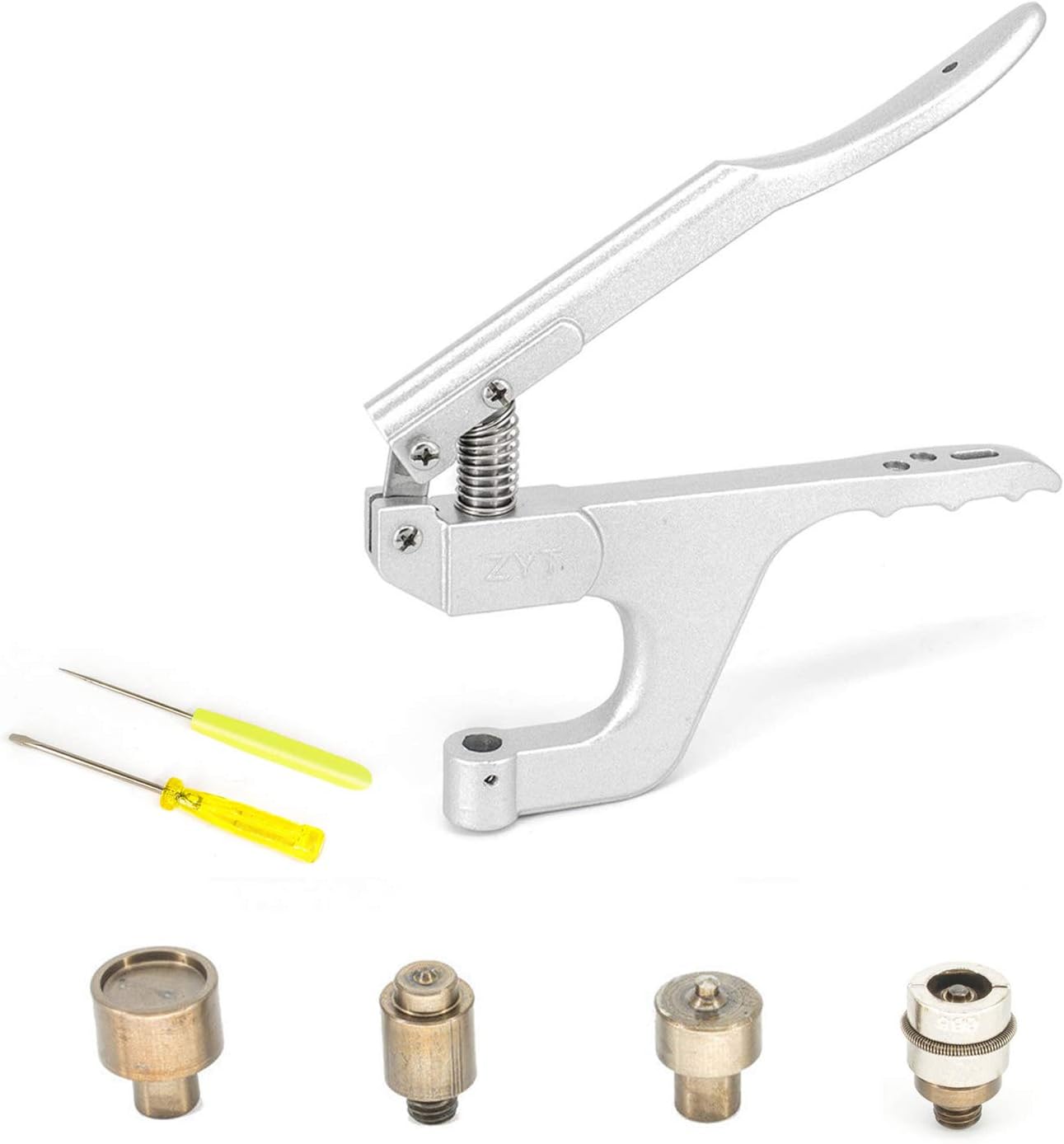 Trimming Shop 15mm Large Ring Press Studs Fixing Dies Set with ZYT