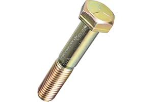 Kozelo 5 Pcs Hex Head Screws Bolts - [9/16"-12x3-1/2] Carbon Steel Grade 5 Hex Tap Hexagon Head Screw Machine Bolt Right Hand