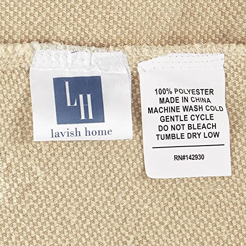 Body Pillow Cover. Sherpa with side zipper by Lavish Home 18 ”x52