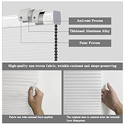 Boolegon Blackout Cellular Shades Cordless Pull