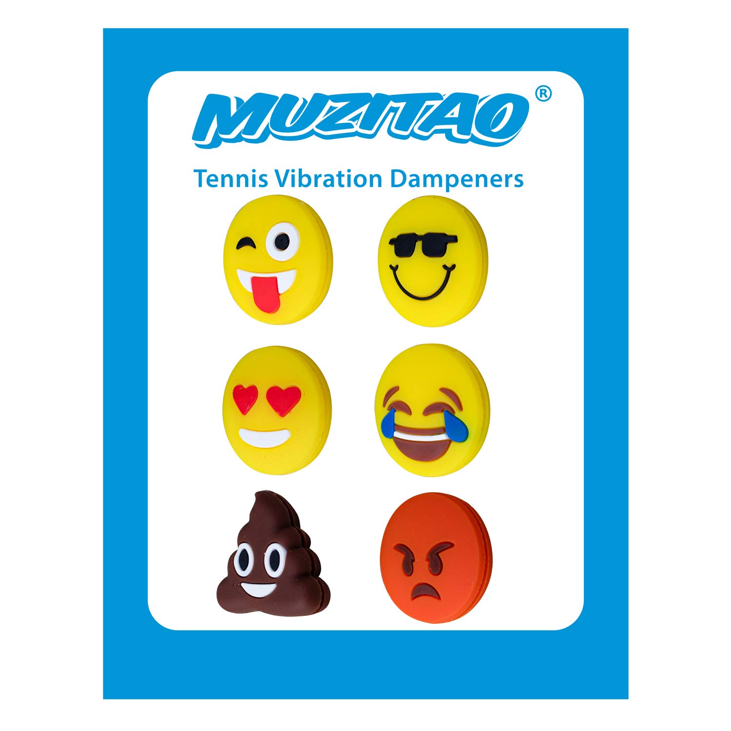 Tennis Vibration Dampeners (6 Pack)