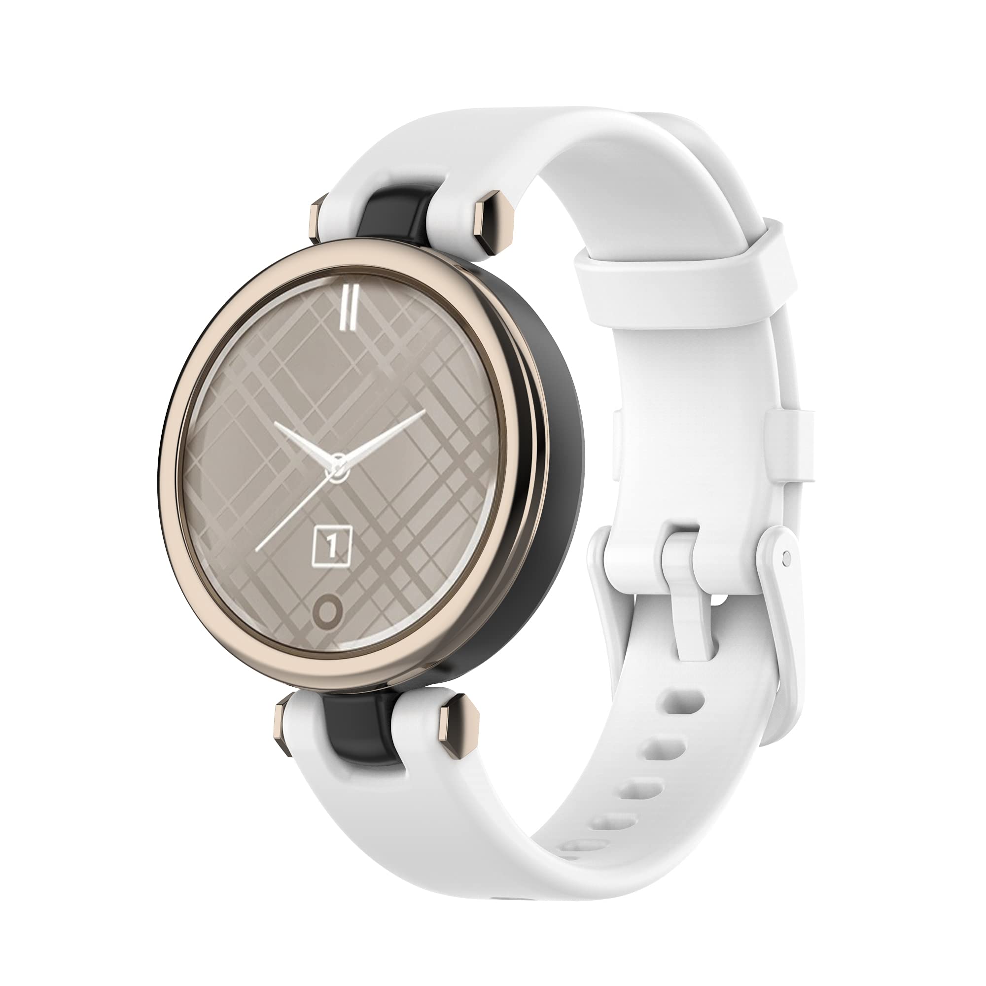 Giaogor Strap Compatible with Garmin Lily, Sport Silicone Classic Replacement Watch Strap for Garmin Lily Smartwatch