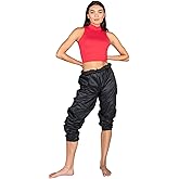 Body Wrappers Ripstop Pants for Dance, Hiking, Workouts and More - Unisex Youth Warm Up Pants for Boys and Girls - Style 071 (12-14, Black)