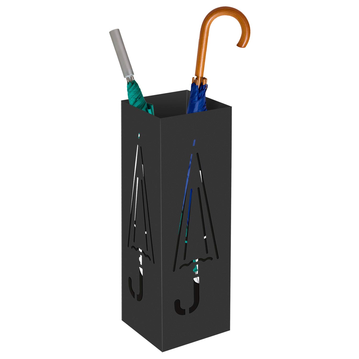 Hossejoy Metal Umbrella Rack Holder Walking Stick Holder Umbrella Stand Storage for Home Office Decoration Collocation In Hallway Foyer Large Size