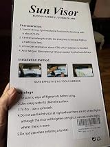 seOSTO Sun Visor Extension Car Glare Anti UV Adjustable 1 PC view 7