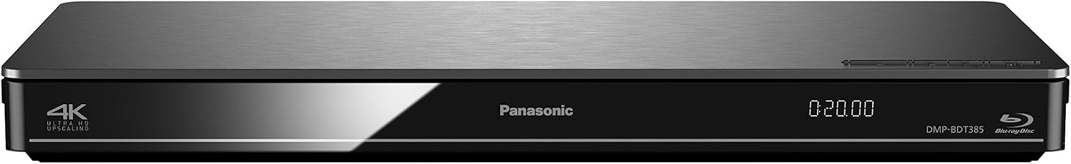 Panasonic DMP-BDT385EG 3D Blu-ray Player (4K Upscaling, WLAN, DLNA, VoD, HDMI-Steuerung, USB, NAS) silber