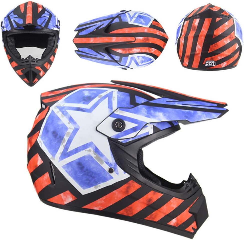 captain america dirt bike helmet