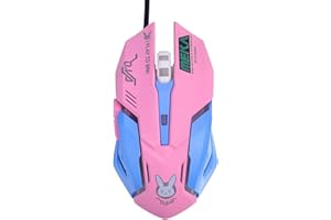 TOMLFF OW Mouse Breathing LED Backlit Gaming Mouse Genji Reaper Wired USB Computer Mouse for PC& Mac E-Sports Gamers