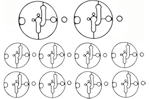 Makufitcar 10 Packs Carburetor Float Bowl Gasket Kit with Seals O-Ring Compatible with Nikki Troy-Bilt Toro Lawn Mowers Brigg
