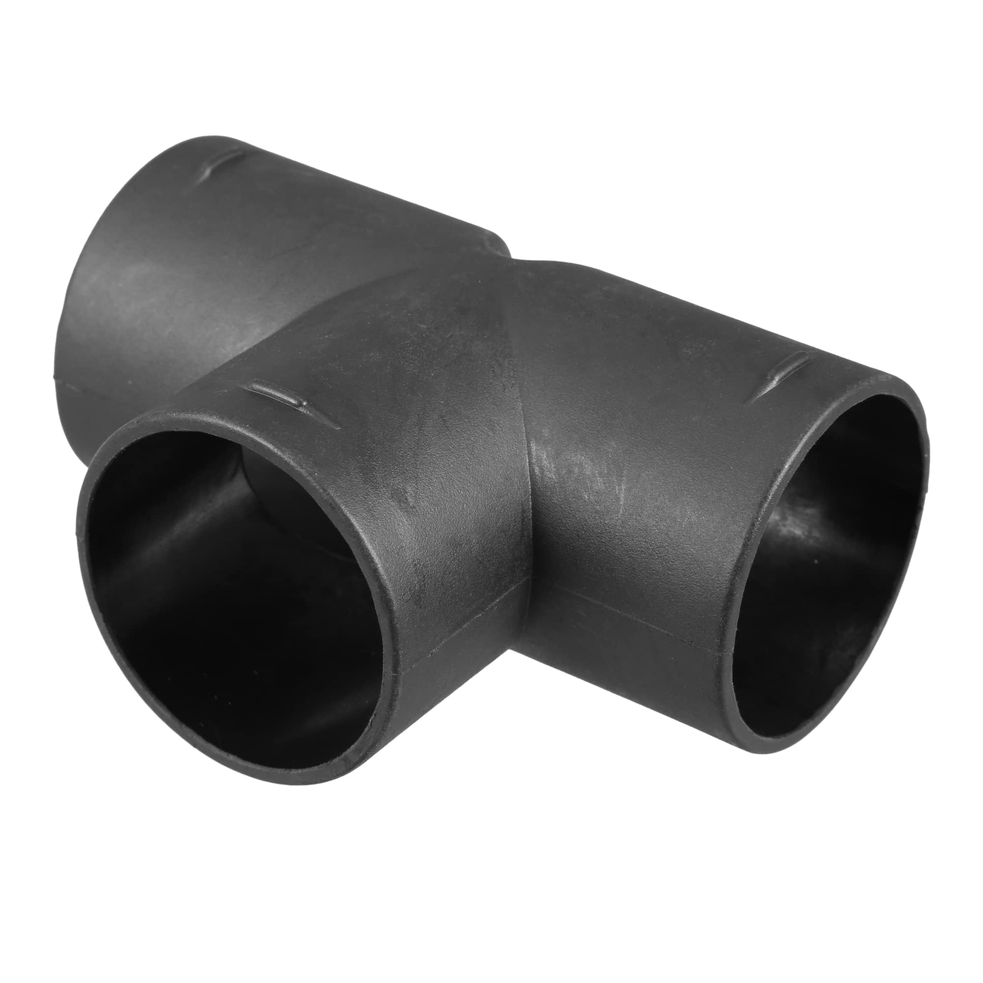 MACHSWON Car Duct T Piece 50mm Straight Air Heater Duct Joiner Connector Pipe Black