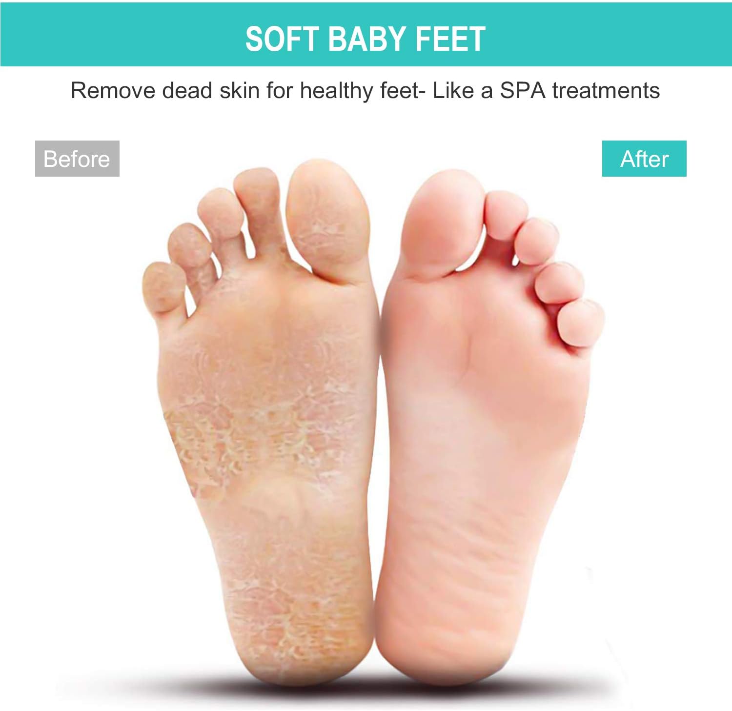 BESKAR Shower Foot Scrubber Mat with Non-Slip Suction Cups- Cleans, Smooths, Exfoliates & Massages your Feet Without Bending, Improve Foot Circulation & Soothes Tired Feet, Great for Shower or Bathtub: Health & Personal Care