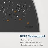OHMO Cat Food Mat Silicone Waterproof Non-Slip Spill Proof Pet Feeding Mat view 4