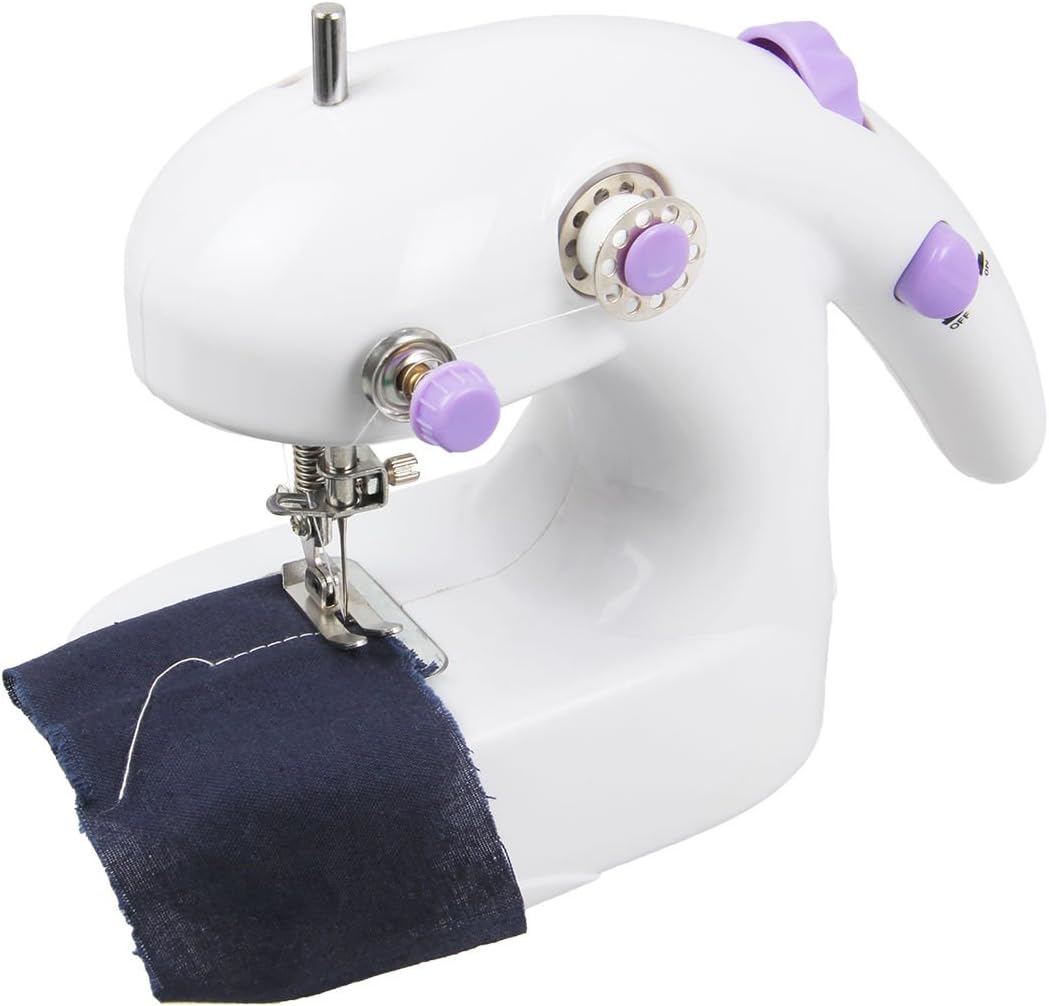 New Portable Mini Handheld Electric Sewing Machine desktop 2-Speed Household