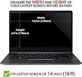 PYS Blue Light Screen Protector 14 Inch Laptop 2 Pack Anti-Glare view 2