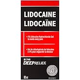 Deep Relief Lidocaine By Deep Relief, Numbing Pain Relief Gel, 80 Milliliter