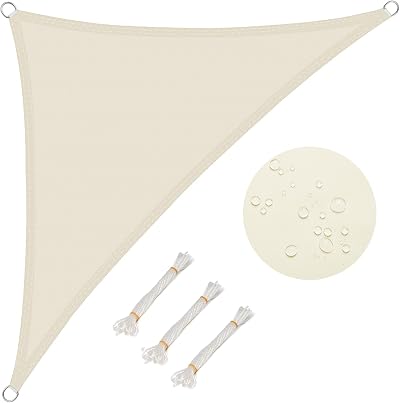 WOLTU Sun Shade Sail 2.5x3.5m Right Angle Water Resistant Polyester UV Block