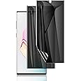 LYWHL 2 Pack for Samsung Note 10 Privacy Screen Protector, Anti-Spy Flexible Film Full Adhesive Screen Protector for Galaxy Note 10 6.3" [Not for Note 10 Plus] [Support Fingerprint ID] - Black