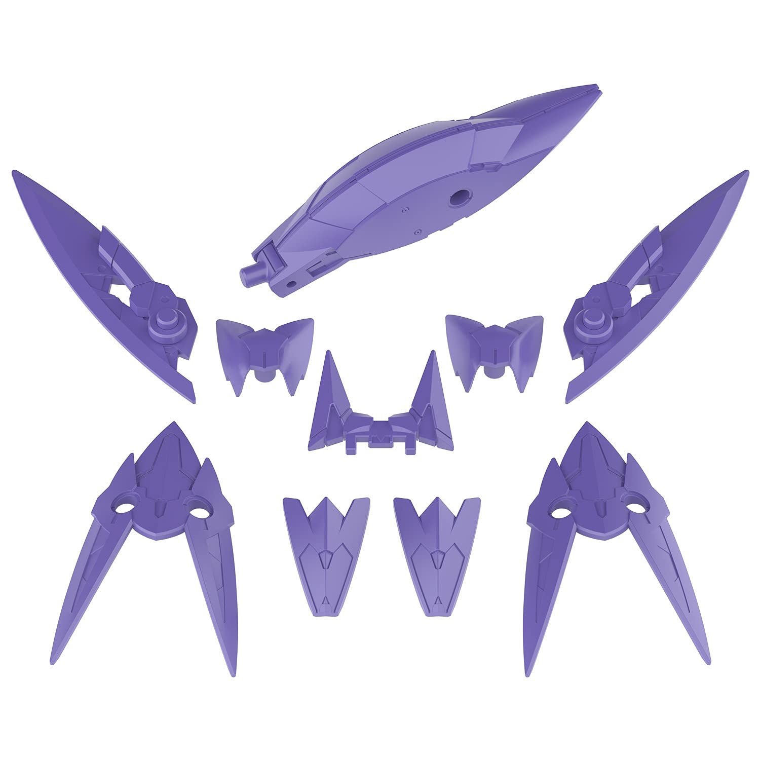 Bandai Hobby | 30MS Option Parts Set 4 (Stealth Armor) | 30 Minutes Sisters Customisation Parts | Easy Snap‑Fit Assembly | Official Bandai Model Kit Accessories