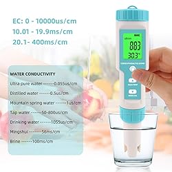 7 in 1 PH Meter Gomass 0.01 High Accuracy ph Tester