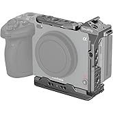 SmallRig HawkLock Quick Release Half Cage for Sony FX3 / FX30, with Cold Shoe and NATO Rail, Quick Release Plate for Arca, fo