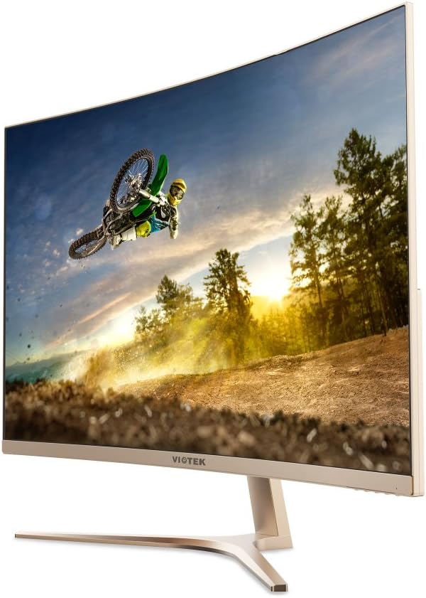 Amazon Com Viotek Gn32q 32 Inch Wqhd 144 Hz Curved Computer Monitor 2560x1440p Fps Rts Optimized W Crosshairs Functionality Computers Accessories