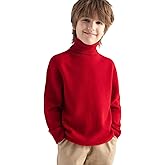 Chanyarn Boys 100% Merino Wool Sweater Fall Winter First-Line Ready to Wear Turtleneck Long Sleeve Seamless Knit Sweater