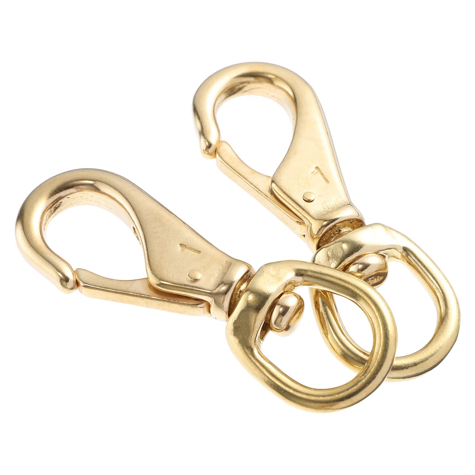 2 Pcs Snap Hooks Heavy Duty Swivel Snaps Keychain Clip with Eye Bolt Swivel Hook Bolt Snap for Scuba Horse Leashes Rope Hardware
