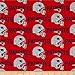 NFL Cotton Broadcloth New England Patriots Red/Navy, Fabric by the Yard
