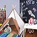 Pacific Play Tents Authentic Kids Teepee Tent, Cotton Canvas Sides and Bamboo Poles