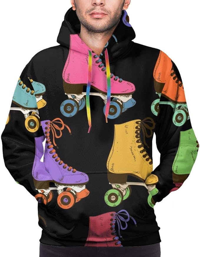 Fashion Roller Skating Hoodies Men Women 3D Sweatshirts Pullover with