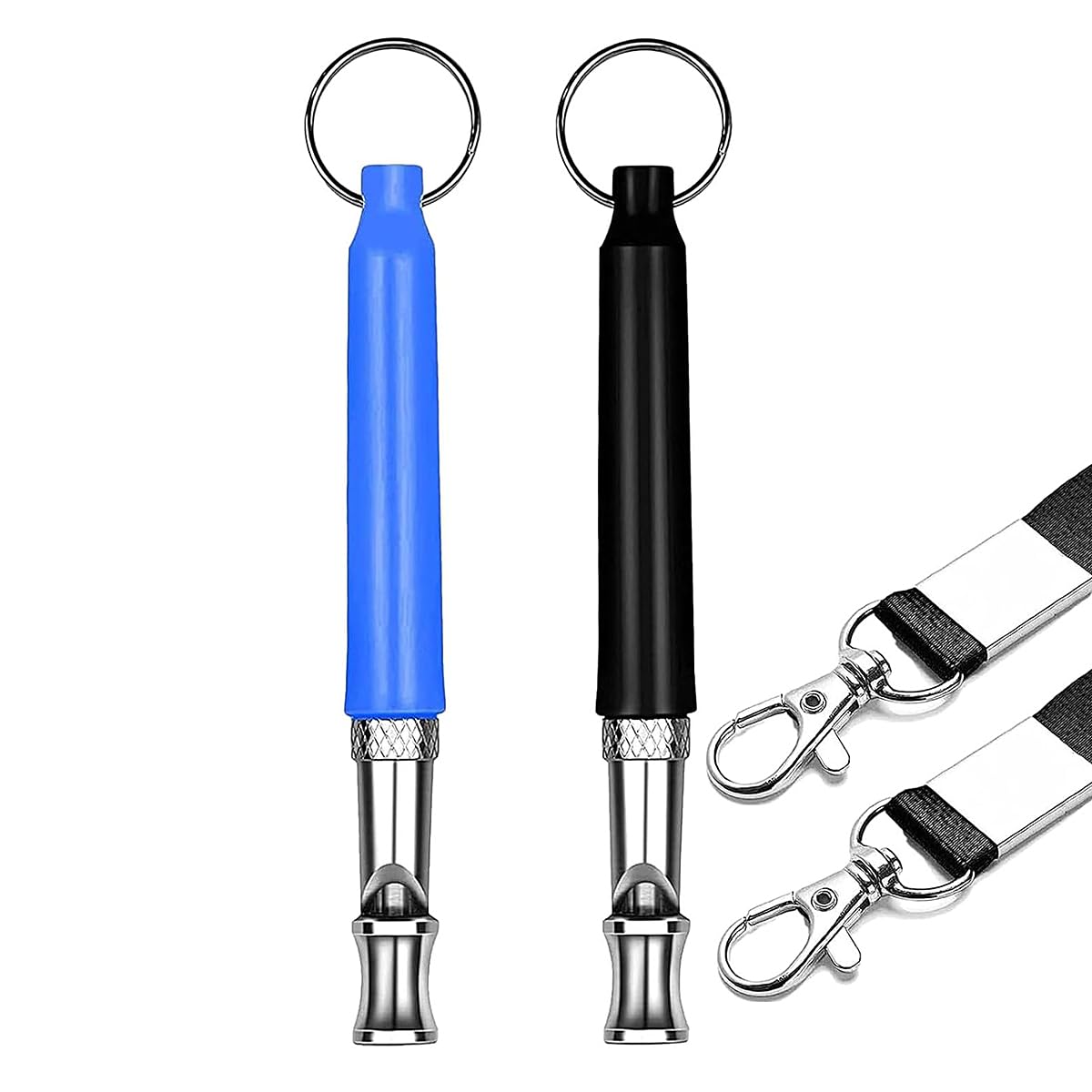 Hsthe Sea 2PCS Dog Whistle With Lanyard Dog Training Kit Pet Dog Flute Ultrasonic Dog Flute For Modern Dog Training