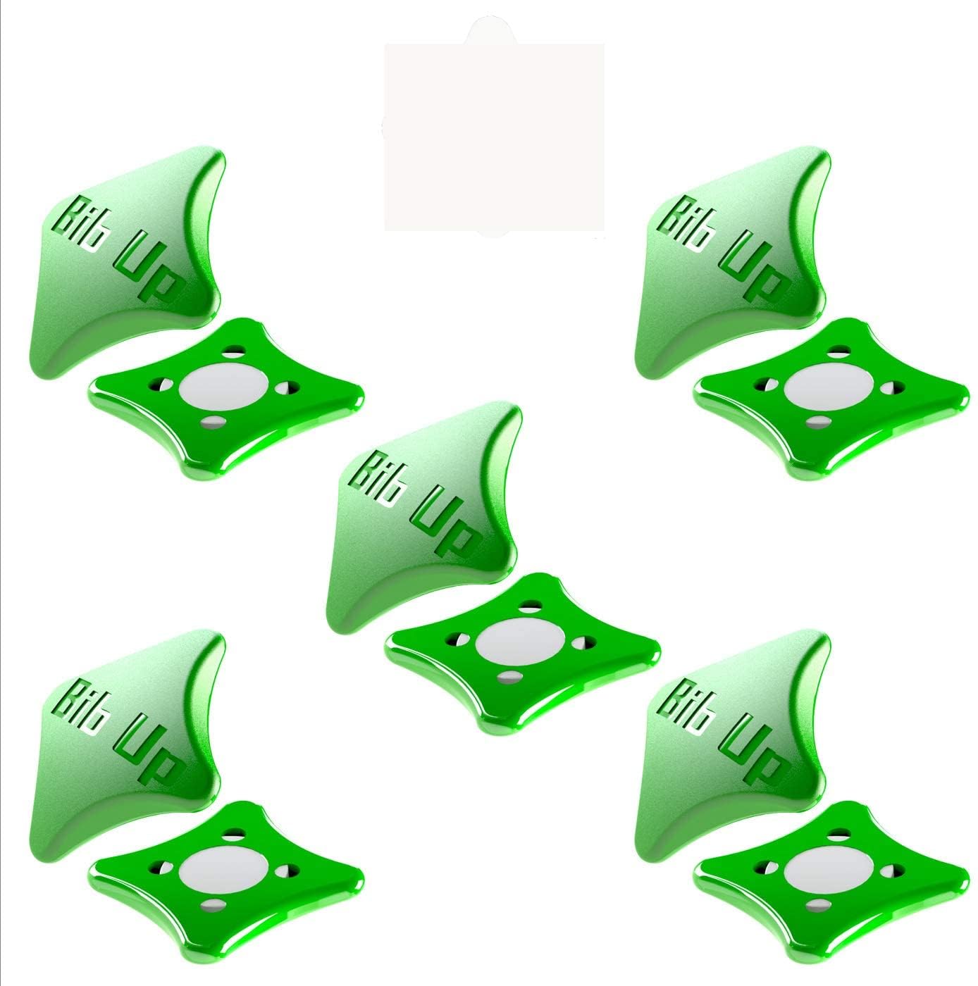 BibUp 3.0 MAGNETIC RACE BIB ATTACHMENT SYSTEM (GREEN FLUO)
