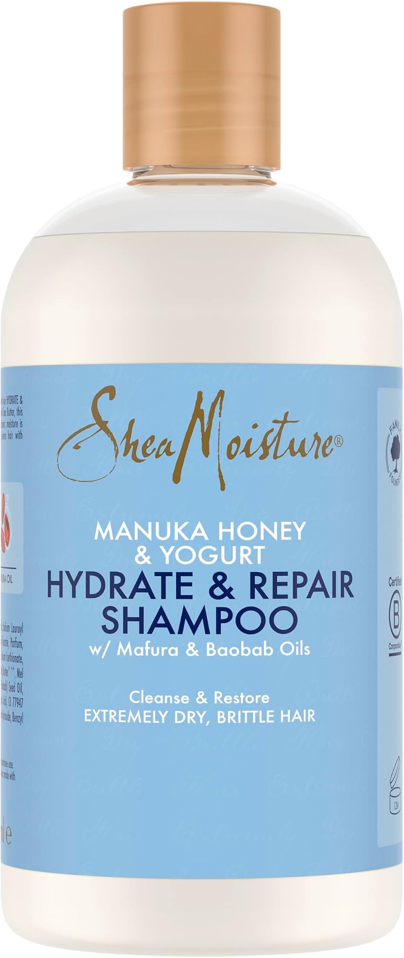 SheaMoisture Manuka Honey Yoghurt Hydrate & Repair Shampoo 384 ml
