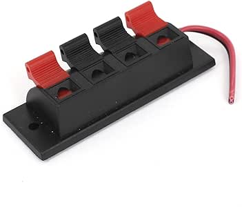 IIVVERR Placa de Terminal de Alto-falante Estéreo Faixa de Áudio de