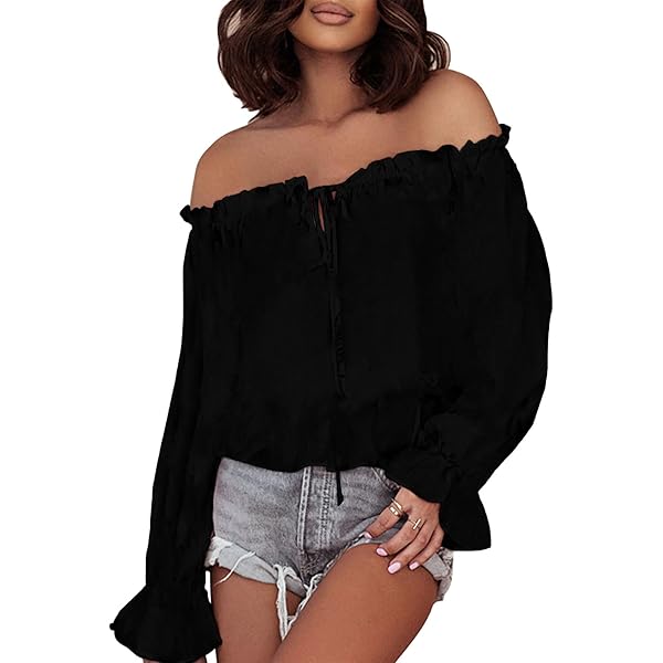 トップス andequal volume off shoulder blouse volume off shoulder blouse – andequal