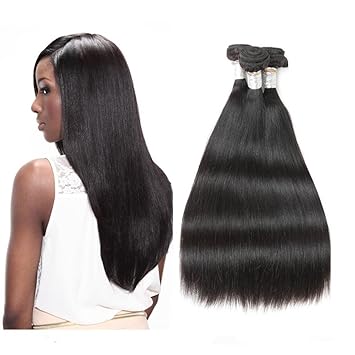 Amazon Com Joedir 10 28 Inches Brazilian Straight Hair 3 Bundles