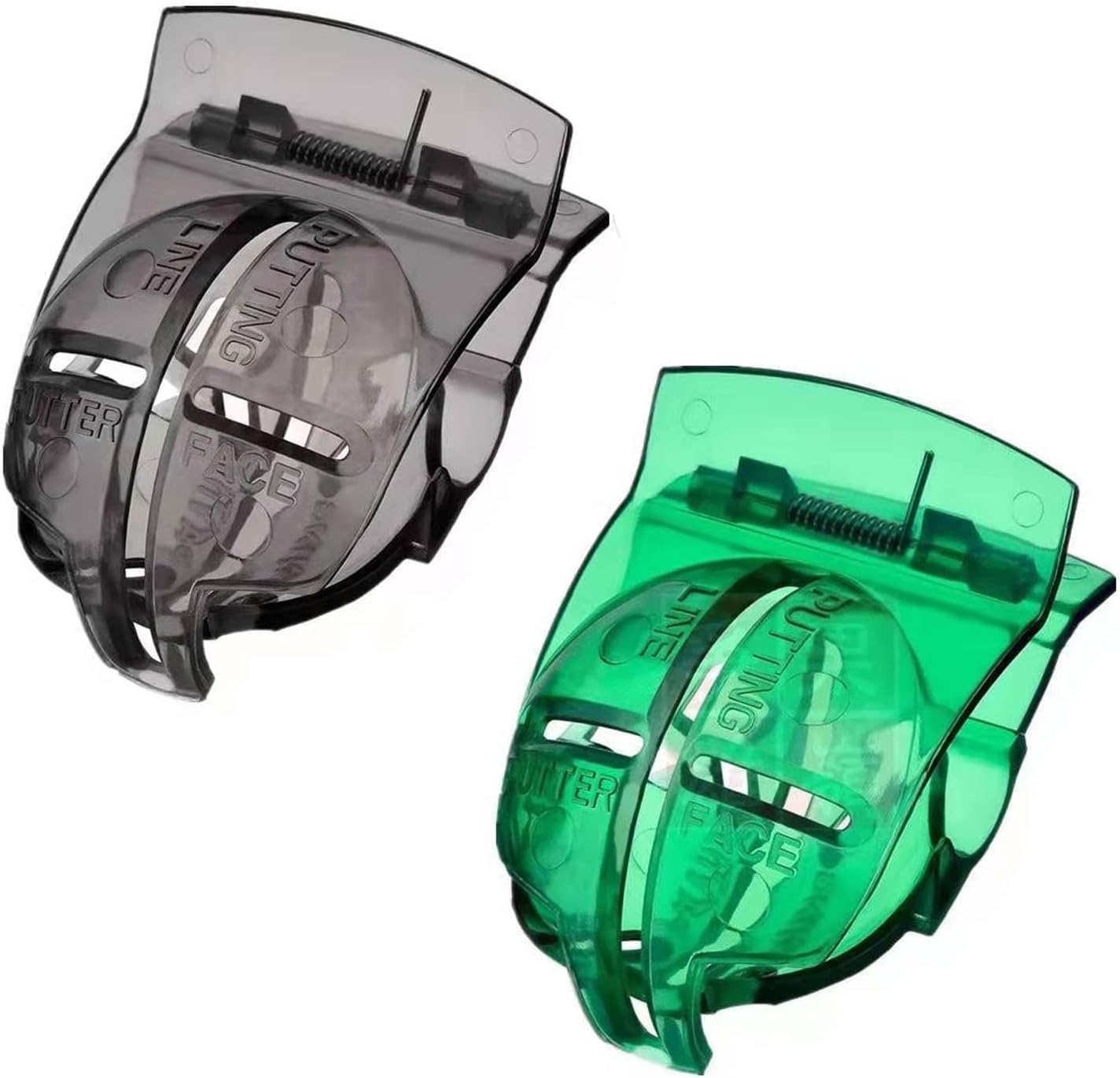 DPWOUM 2 Pcs Black and Green Golf Ball Alignment Tool Golf Ball Line Clip Liner Marker Pen Template Alignment Marks Tool for Golf Putting, On-Course Accessories，Golf Ball Markers