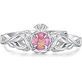 SOESON Women Ring 925 Sterling Silver Natural Plant Ring Adjustable Sunflower/Thistle/Mushroom/Daisy/Leaf/Flowers Ring for Birthday, Christmas, Mother's Day