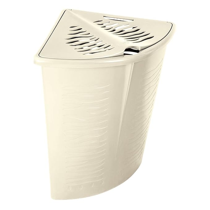BranQ zebra corner laundry basket 45 L beige Amazon.co.uk Kitchen & Home