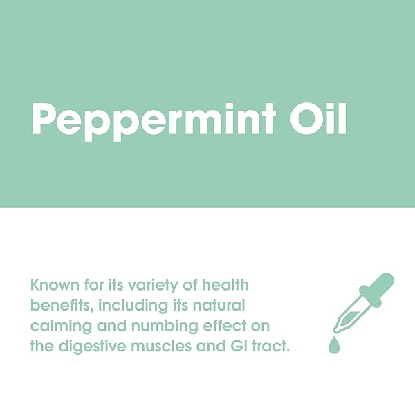 GOOD ‘N HEALTHY MINTY RELIEF PEPPERMINT OIL SOFTGELS, SUPPLEMENT FOR NATURAL DIGESTIVE COMFORT, 3 MONTH SUPPLY